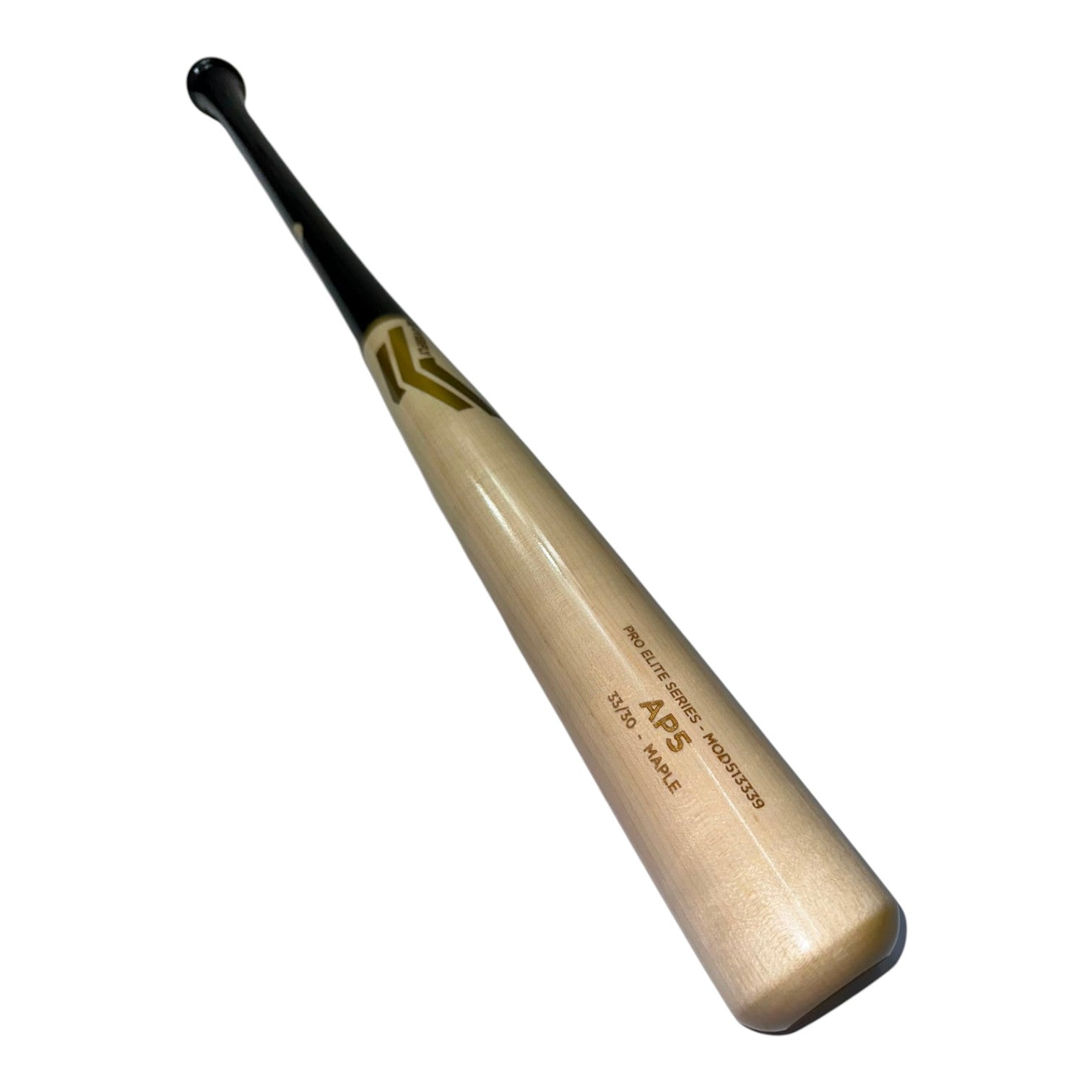 Bat de Beisbol Overfly Pro Elite AP5 Maple 33in 30oz Natural Black diagonal 3