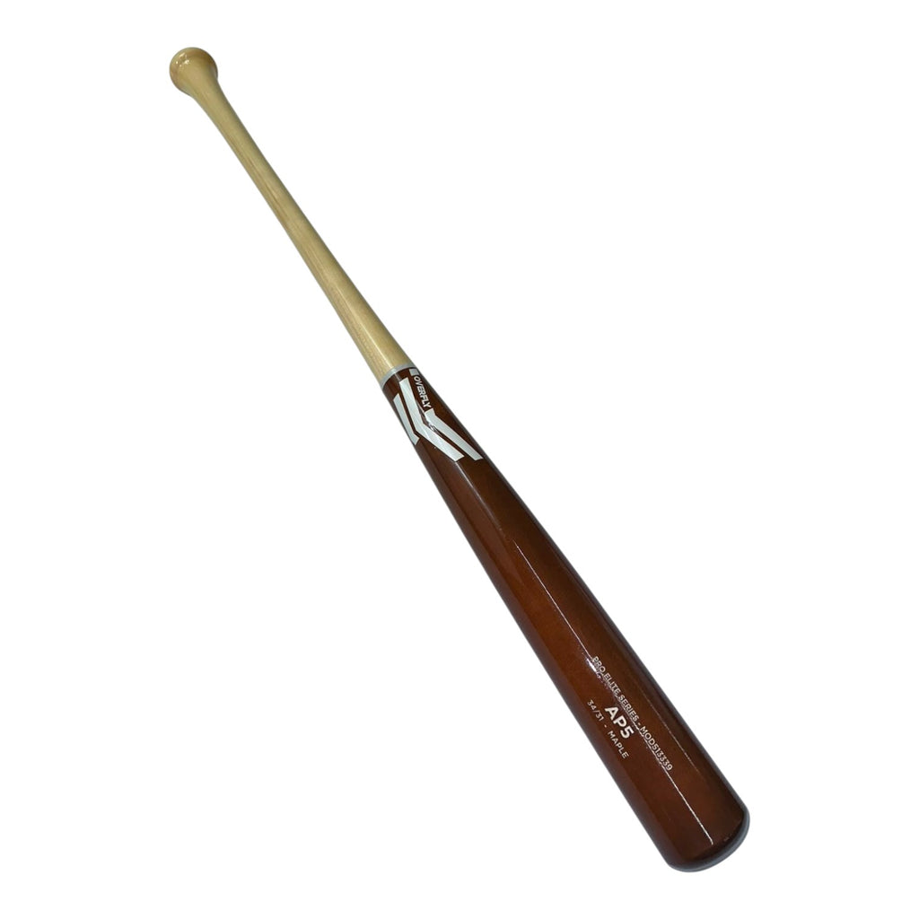 Bat de Beisbol Overfly Pro Elite AP5 Maple 34in 31oz Café Natural diagonal