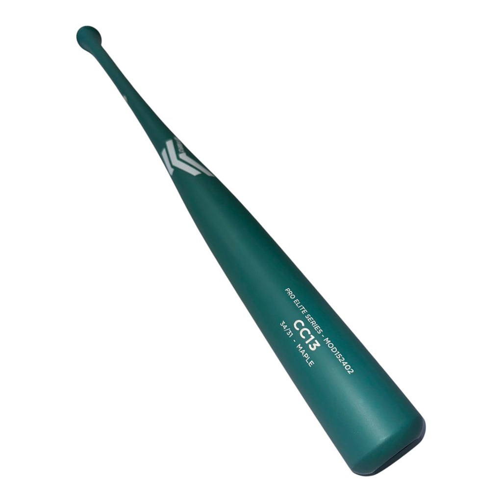 Bat de Beisbol Overfly Pro Elite CC13 Maple 34in 31oz Verde diagonal 2