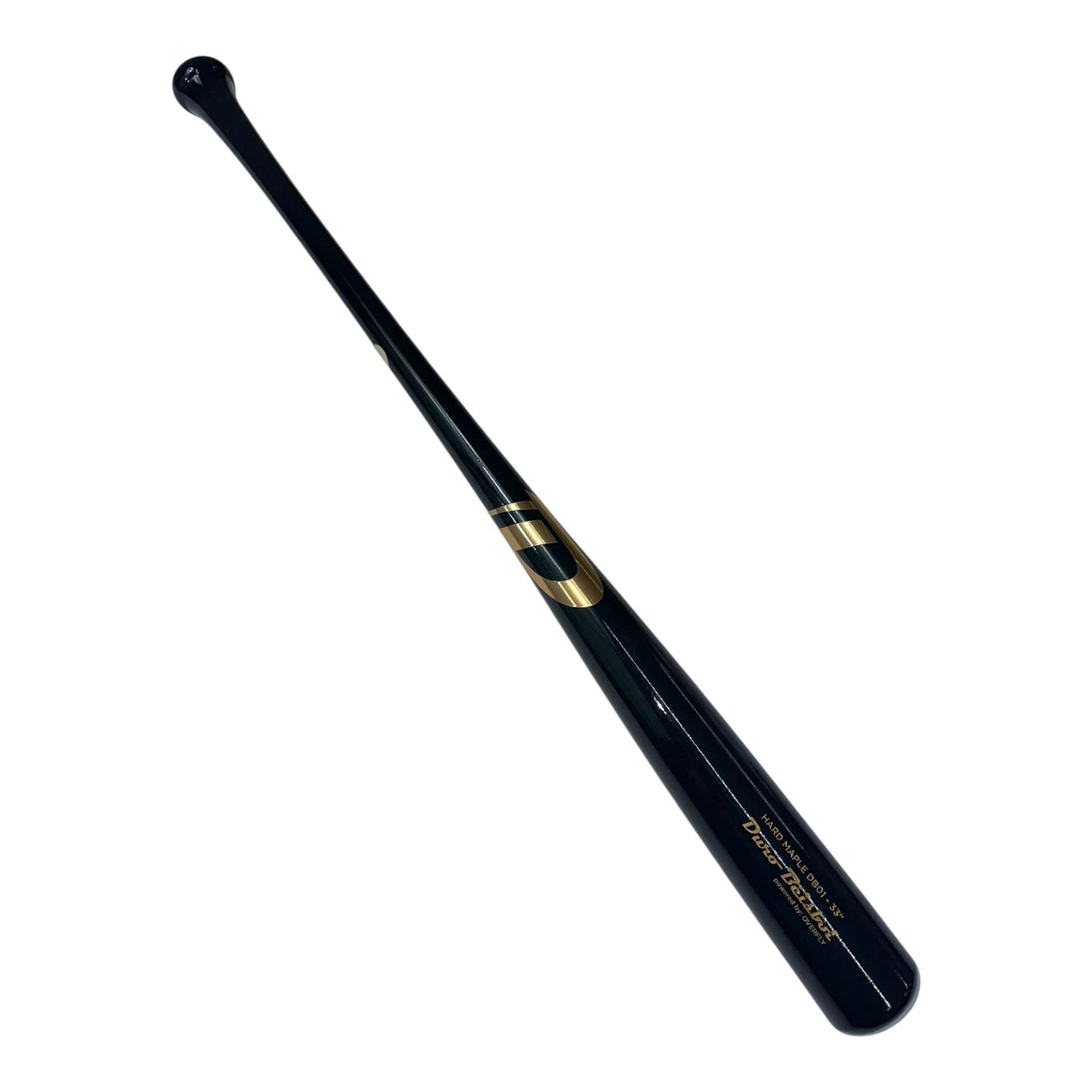 Bat de Beisbol Duro By Overfly Hard Maple 33 in Negro Dorado