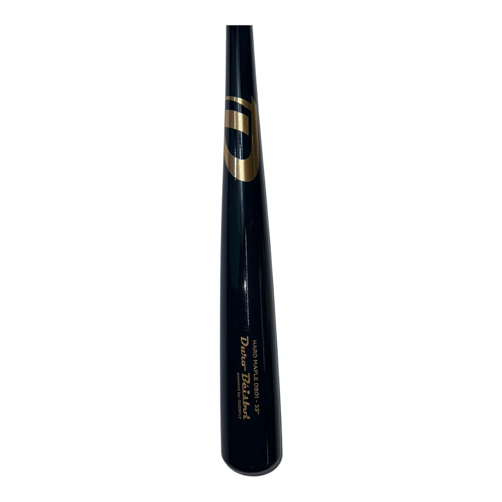 Bat de Beisbol Duro By Overfly Hard Maple 33 in Negro Dorado barril