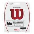 Set de cuerda de raqueta Wilson Revolve Spin Negra 1.30mm