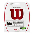 Set de cuerda de raqueta Wilson Revolve Spin Verde 1.30mm