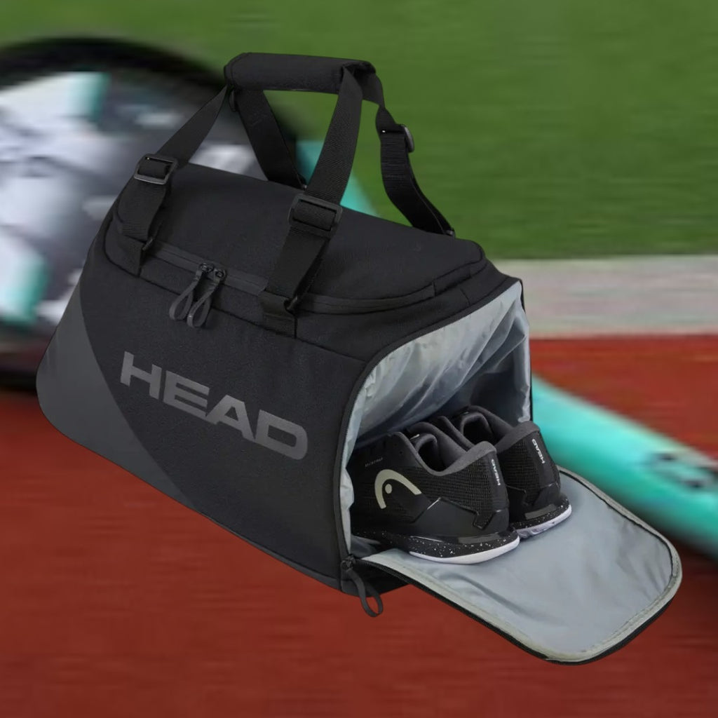 Bolsa Head Pro X Court Bag Negra 48l Compartimento Calzado