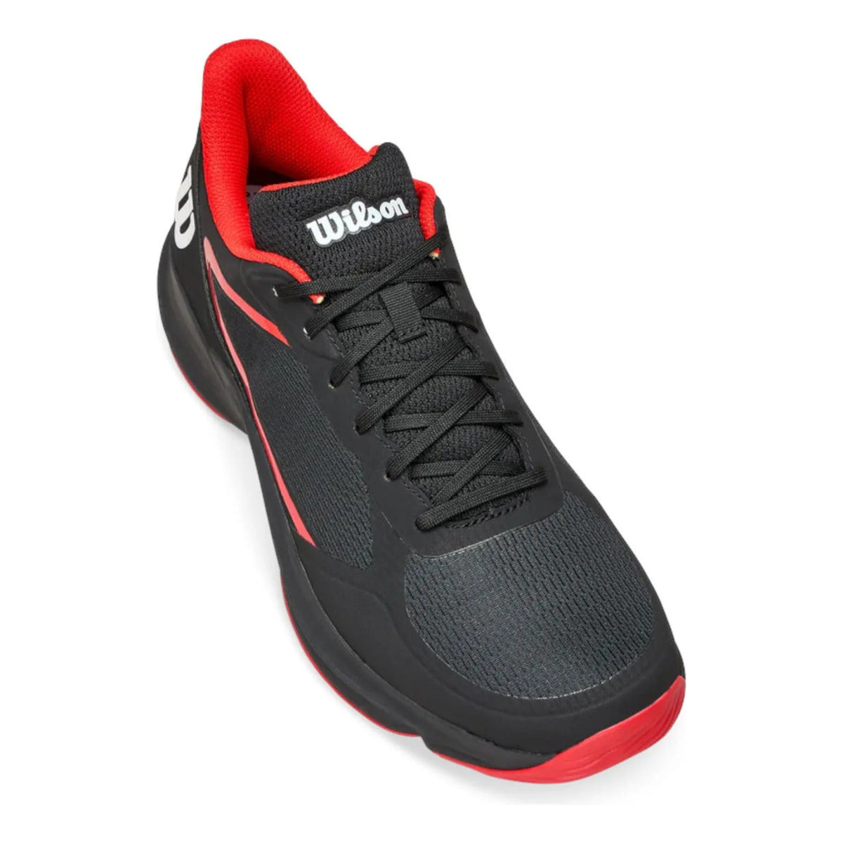 Tenis De Padel Wilson Hurakn Lite Negro Rojo 9mx