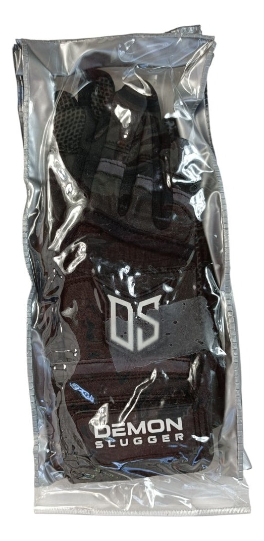 Guantes De Bateo Para Niño Demon Slugger Negro Beisbol Yxxl
