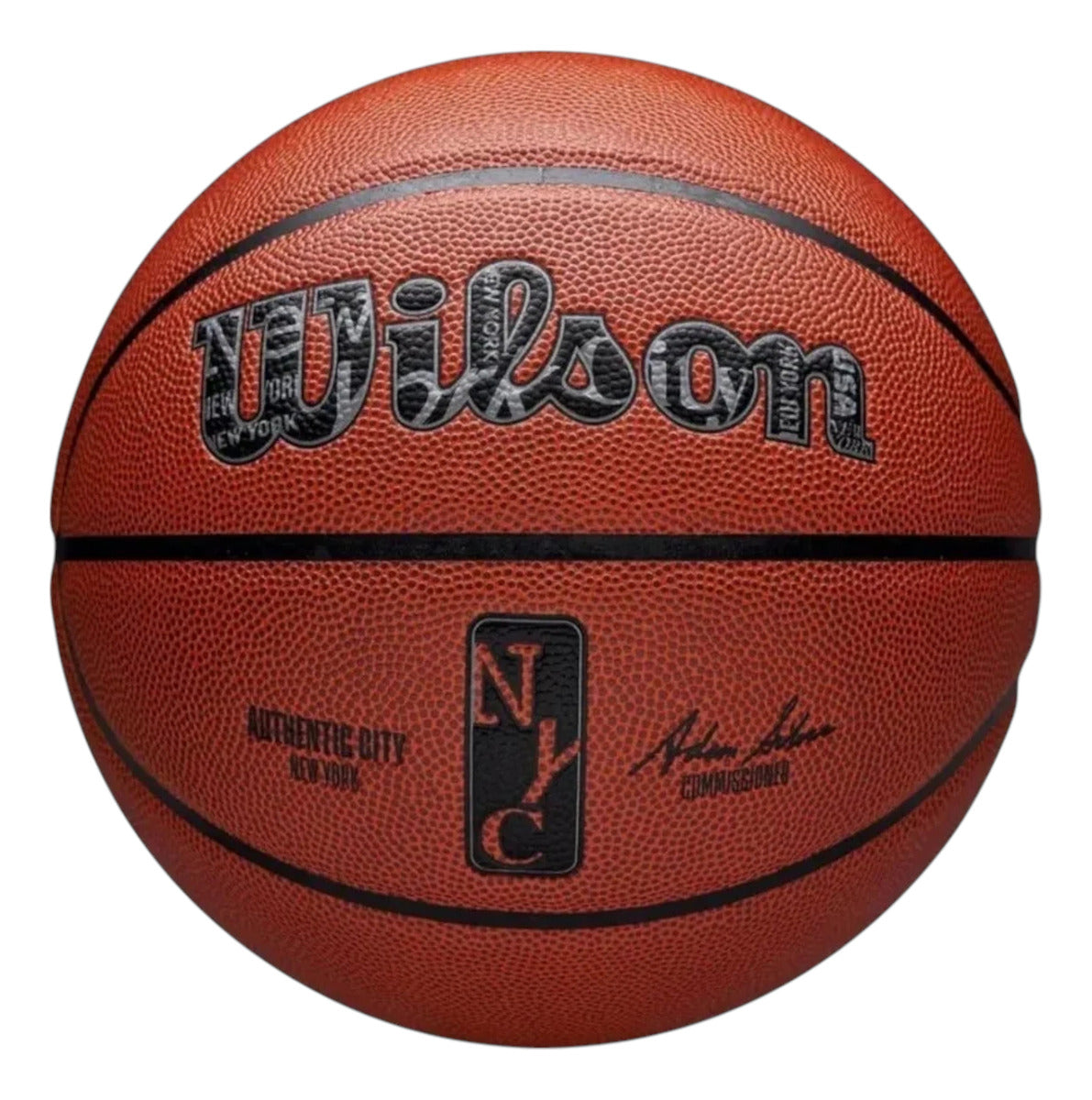 Balon De Basquetbol Wilson Nba Authentic Ny City No. 7