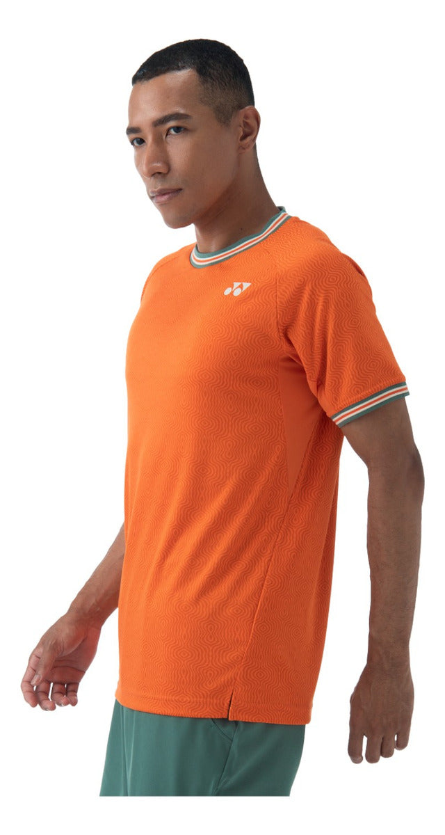 Playera Yonex Mens Crew Neck 10560ex Orange Grande