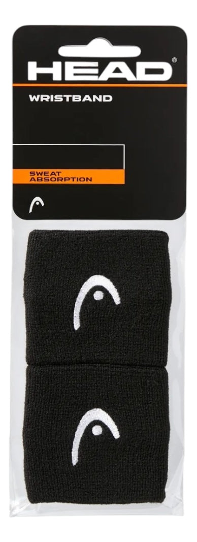 Muñequera Head Wristband 2.5 Negro