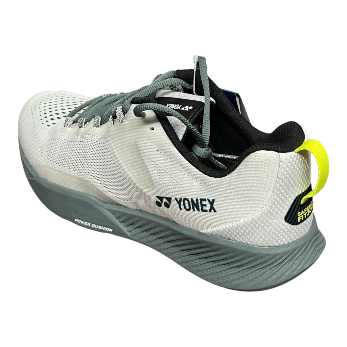 Tenis Radach Sports Yonex Saferun Fitjog color verde oliva claro con suela acolchada y malla transpirable para correr