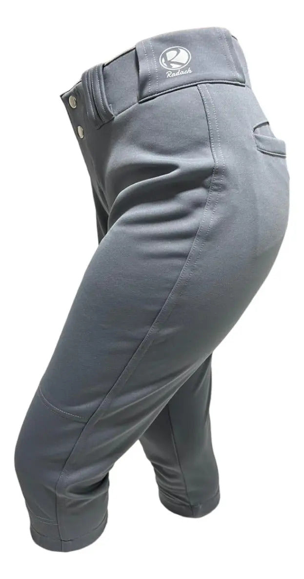 Pantalón Radach Corto Para Dama Softbol Gris