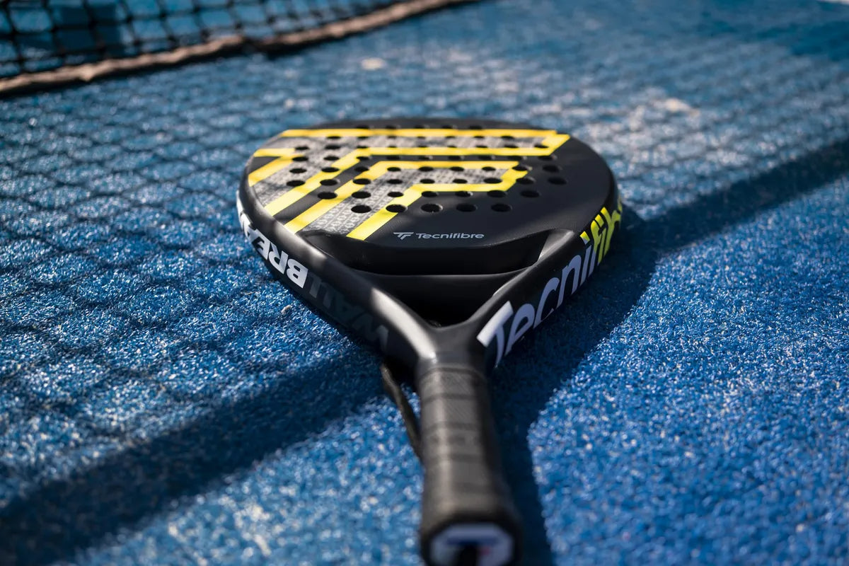 Raqueta Padel Pala Tecnifibre 360g Wallbreaker Grafito Color Amarillo