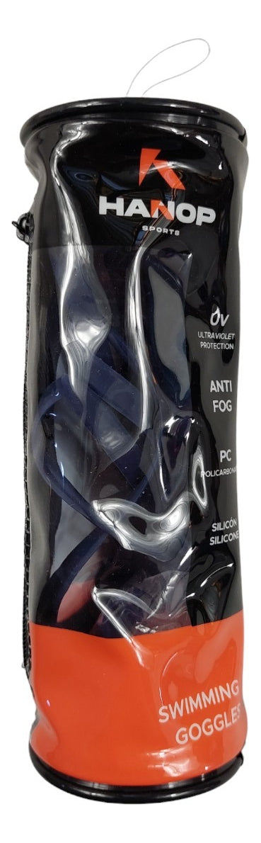Goggle De Natación Hanop G556 Adulto Azul