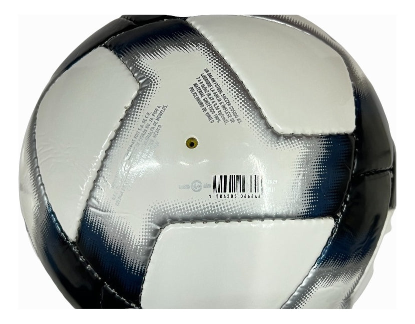 Balon De Futbol Voit No. 5 Clausura 2022 Replica Cosido Mano Color Blanco/negro