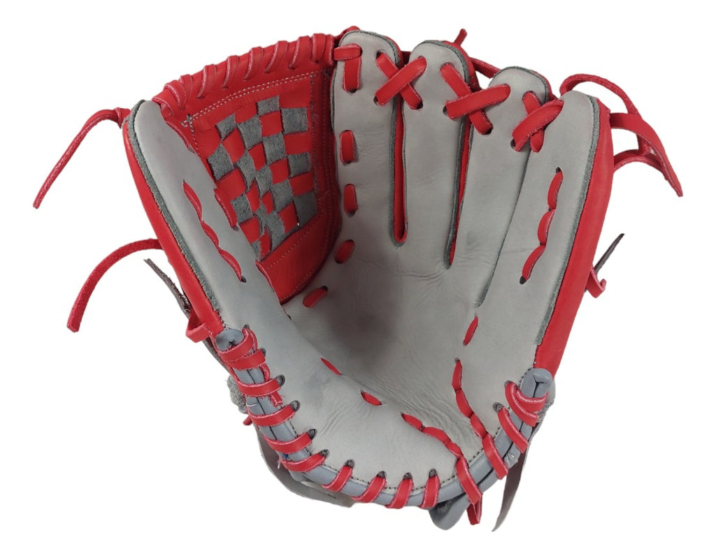 Guante De Beisbol Radach Pro Caja Cerrada 12.5in Rojo/gris