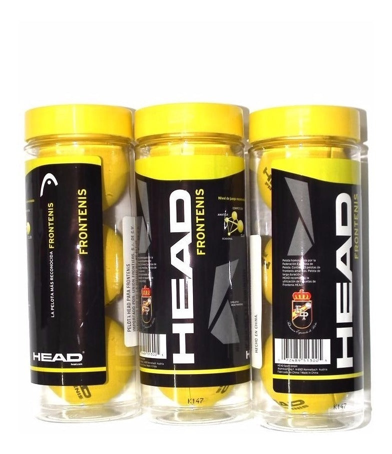 Pelota Head Frontenis Bote C/3 C/ Envío (antes Penn)
