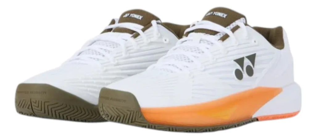 Tenis Yonex Eclipsion 5 Hombre Blanco Café 27.5cm