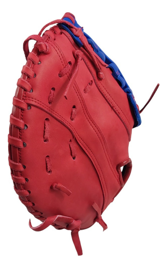 Guante De Beisbol Primera Base Radach Pro Rojo/azul 12.75
