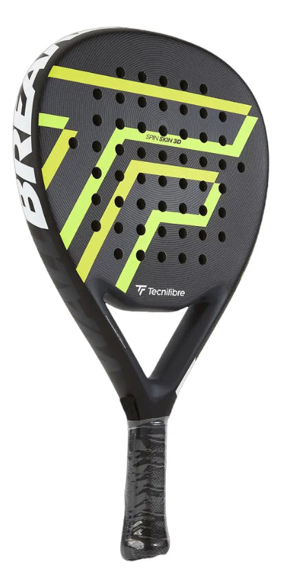 Raqueta Padel Pala Tecnifibre 360g Wallbreaker Grafito Color Amarillo