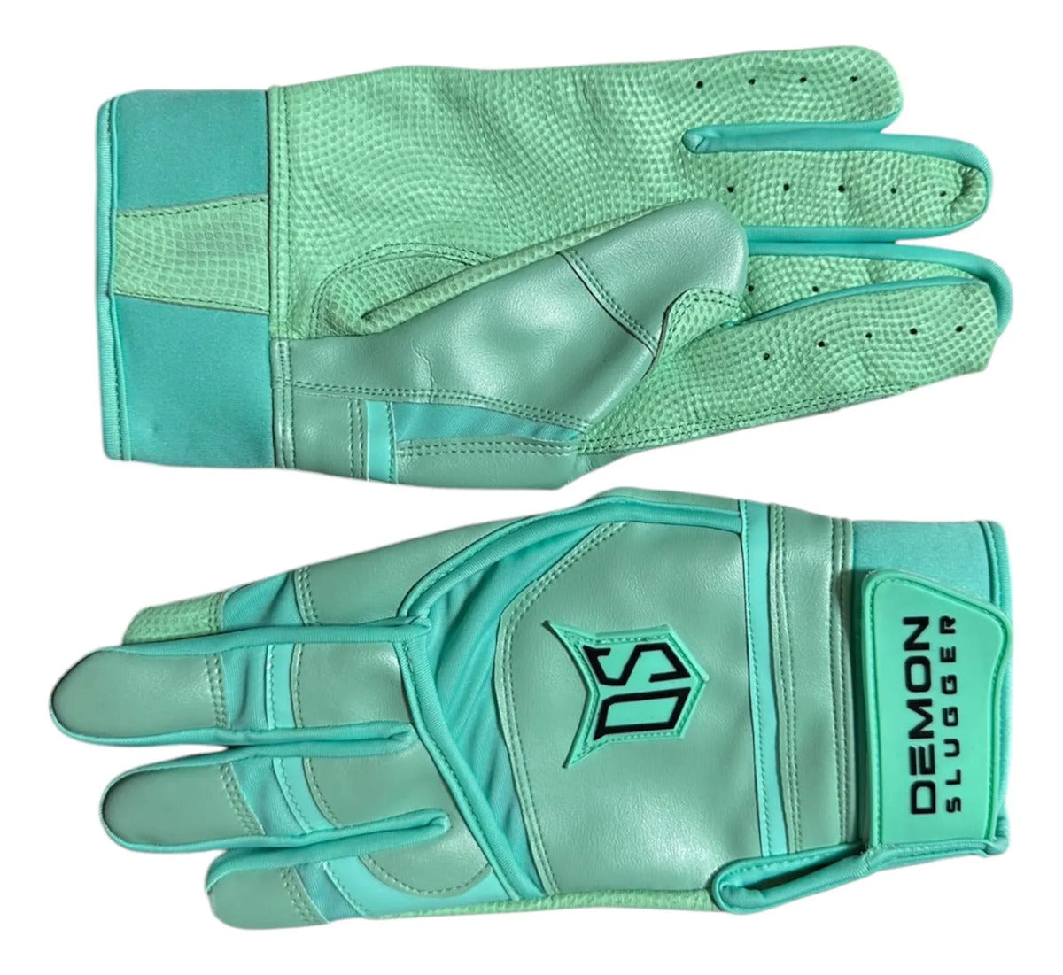 Guantes Bateo Beisbol Ds Fiesta Colors Menta Piel