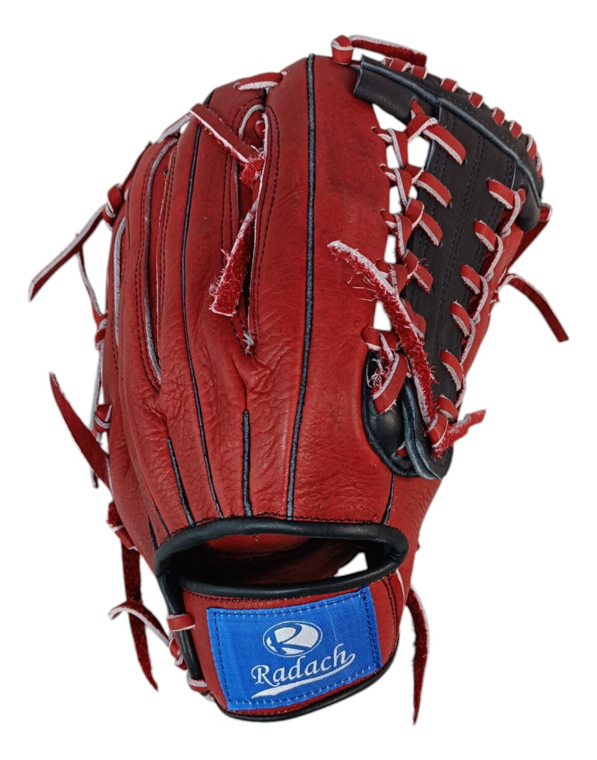 Guante De Beisbol Radach Rookie 12.75in Caja Tejida Rojo/ngo
