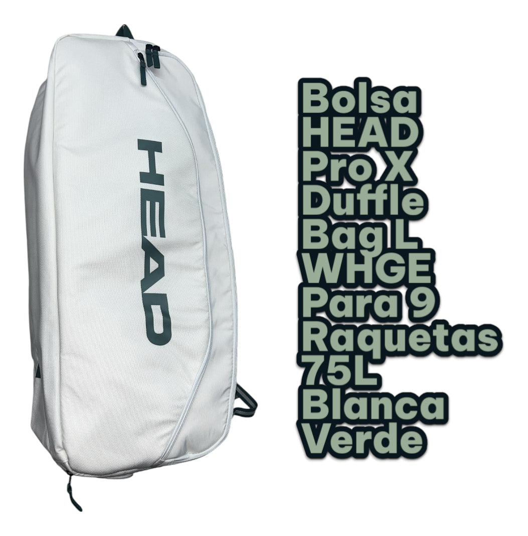 Bolsa Head Pro X Duffle Bag L Whge Para 9 Raq 75l Wbb2025