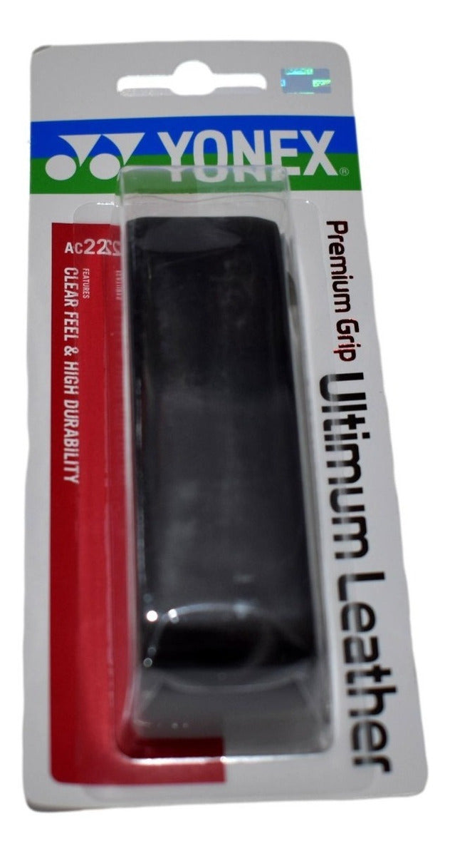Grip Yonex Premium Ultimate Leather Piel Negro