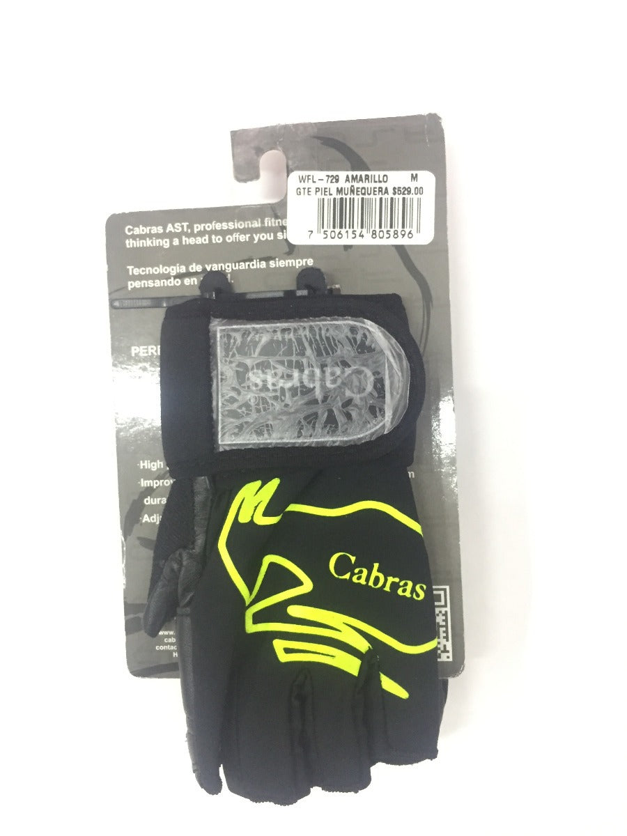 Guante Para Pesas Cabras Con Soporte Wfl-729 Chico