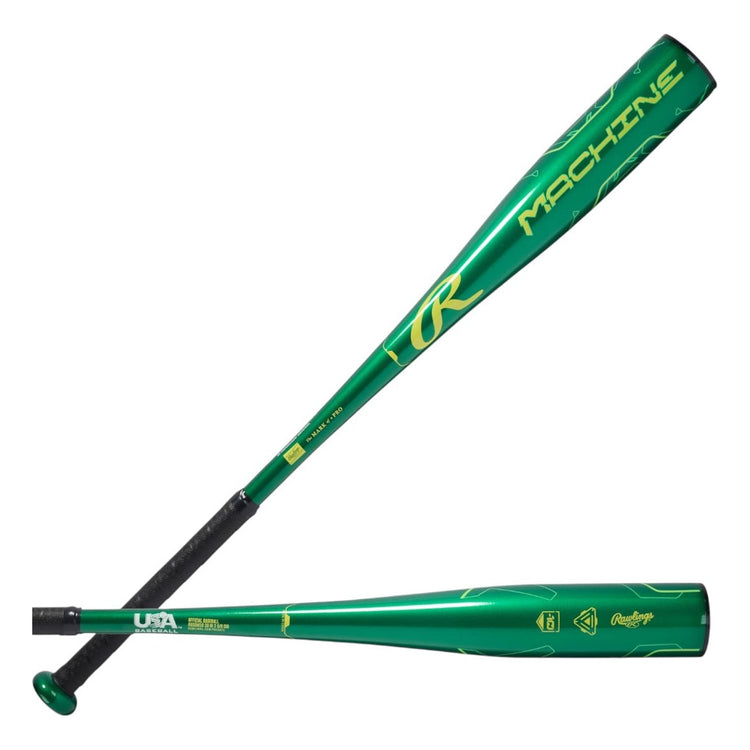 Bat De Béisbol Rawlings Machine Usa (-10) 29 Aluminio Verde