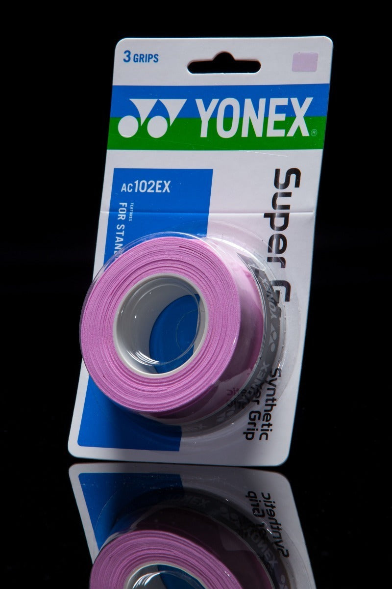 Overgrips Yonex Super Grap 3 Piezas French Pink
