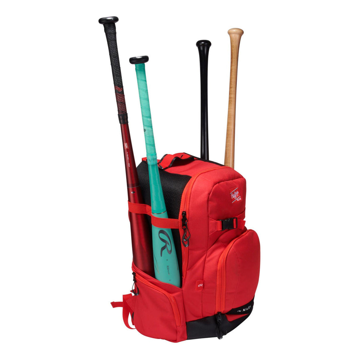 Back Pack Rawlings Beisbol Softbol Journey Players Rojo