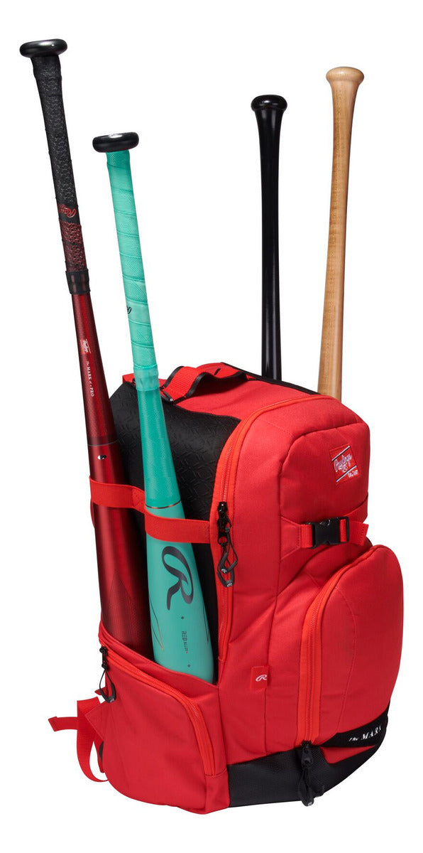Back Pack Rawlings Beisbol Softbol Journey Players Rojo