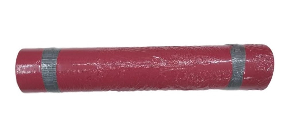 Tapete Mat Deportivo Yoga Rojo 165x61.5cm Grosor 6mm
