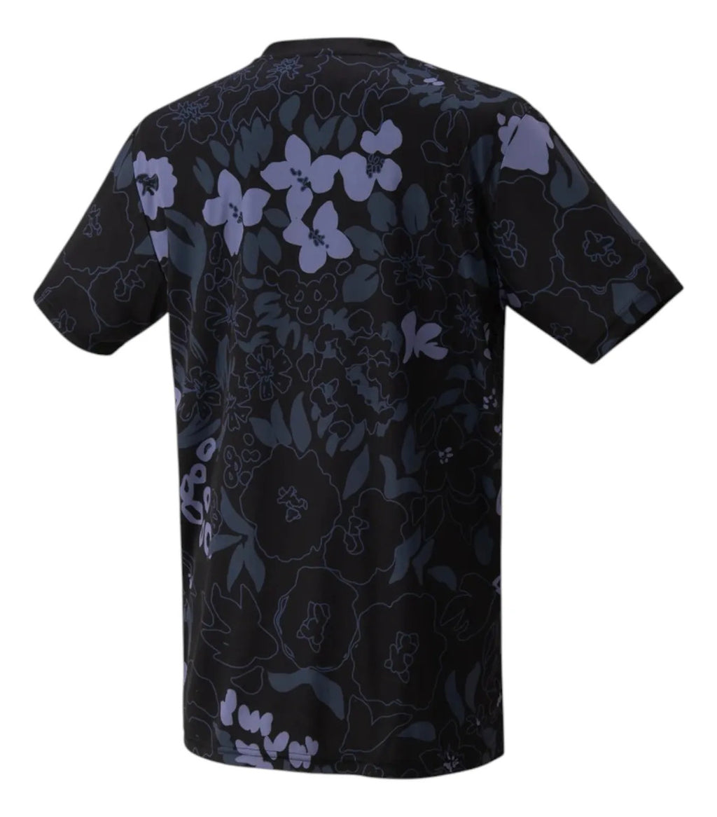 Playera Yonex 16621ex Negra Tenis Padel Badminton