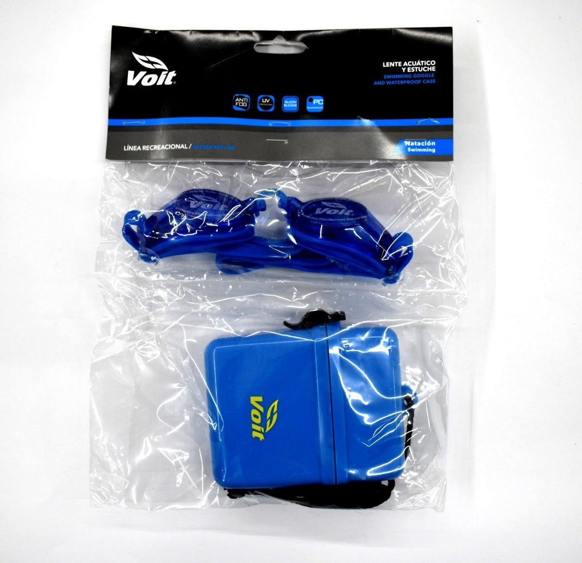 Goggles Y Estuche Impermeable Voit Azul