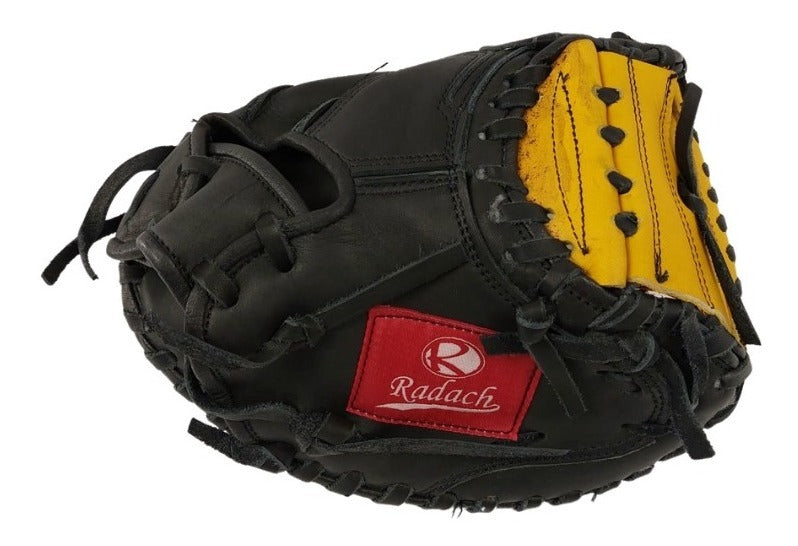 Guante De Beisbol Radach Pro Cátcher 33in Negro Amarillo