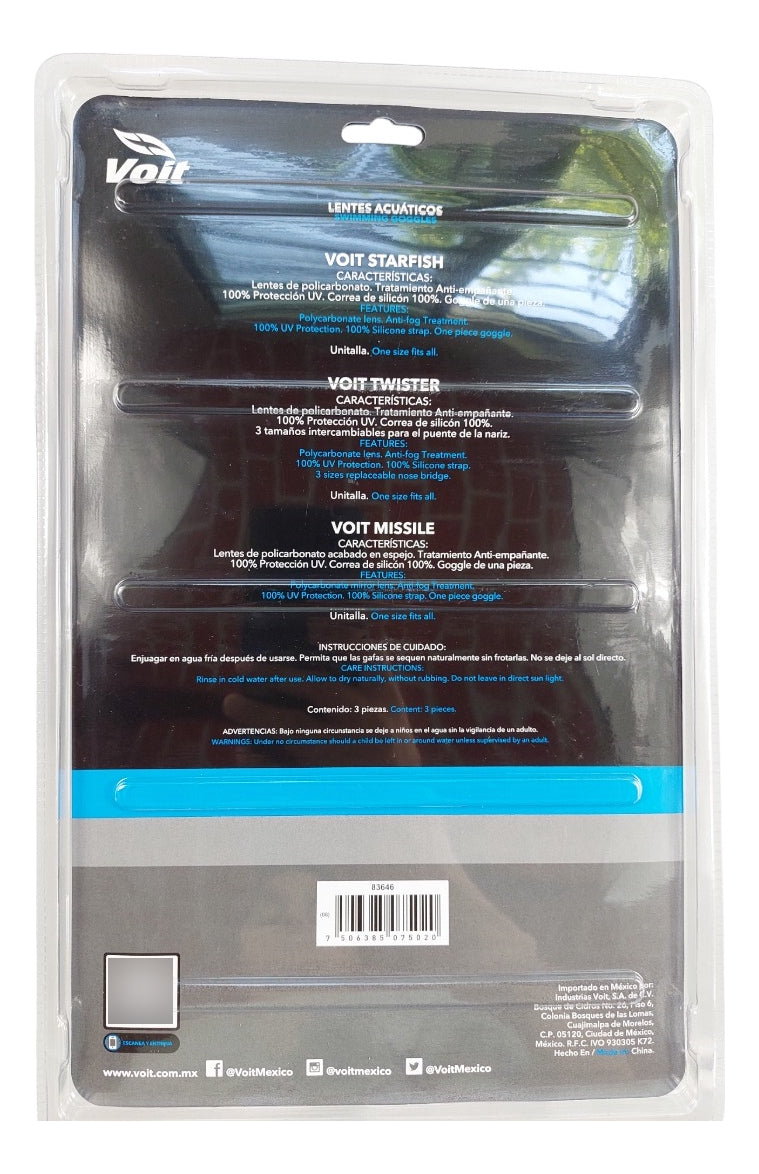 3pack Goggles Voit Clubes Ss23
