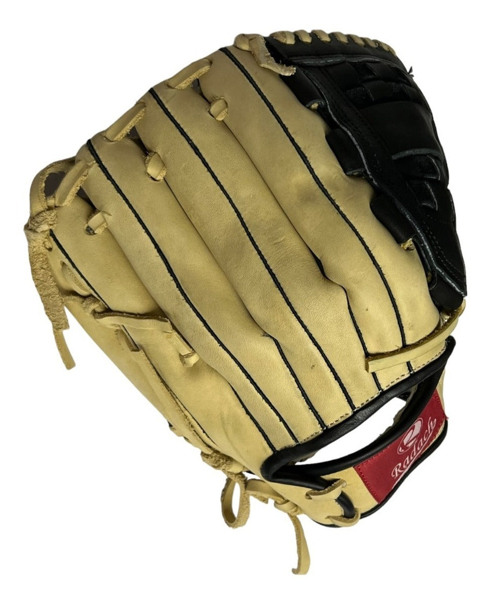 Guante De Beisbol Radach Pro Cuadro Pitcher 12in Bone Black