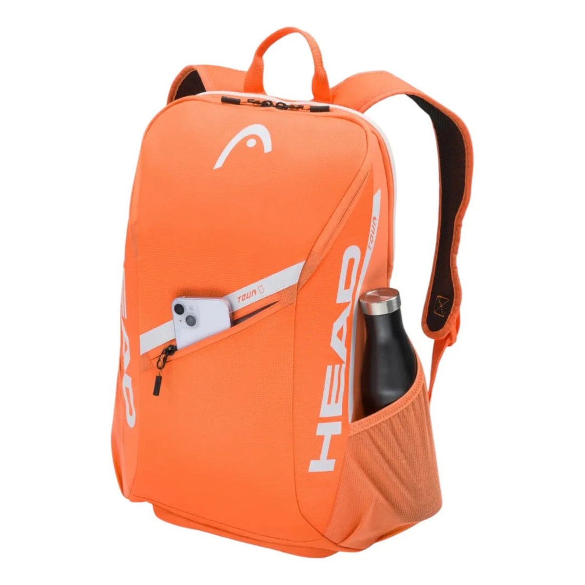 Backpack Mochila Head Tour 25l Naranja Para Tenis Pádel