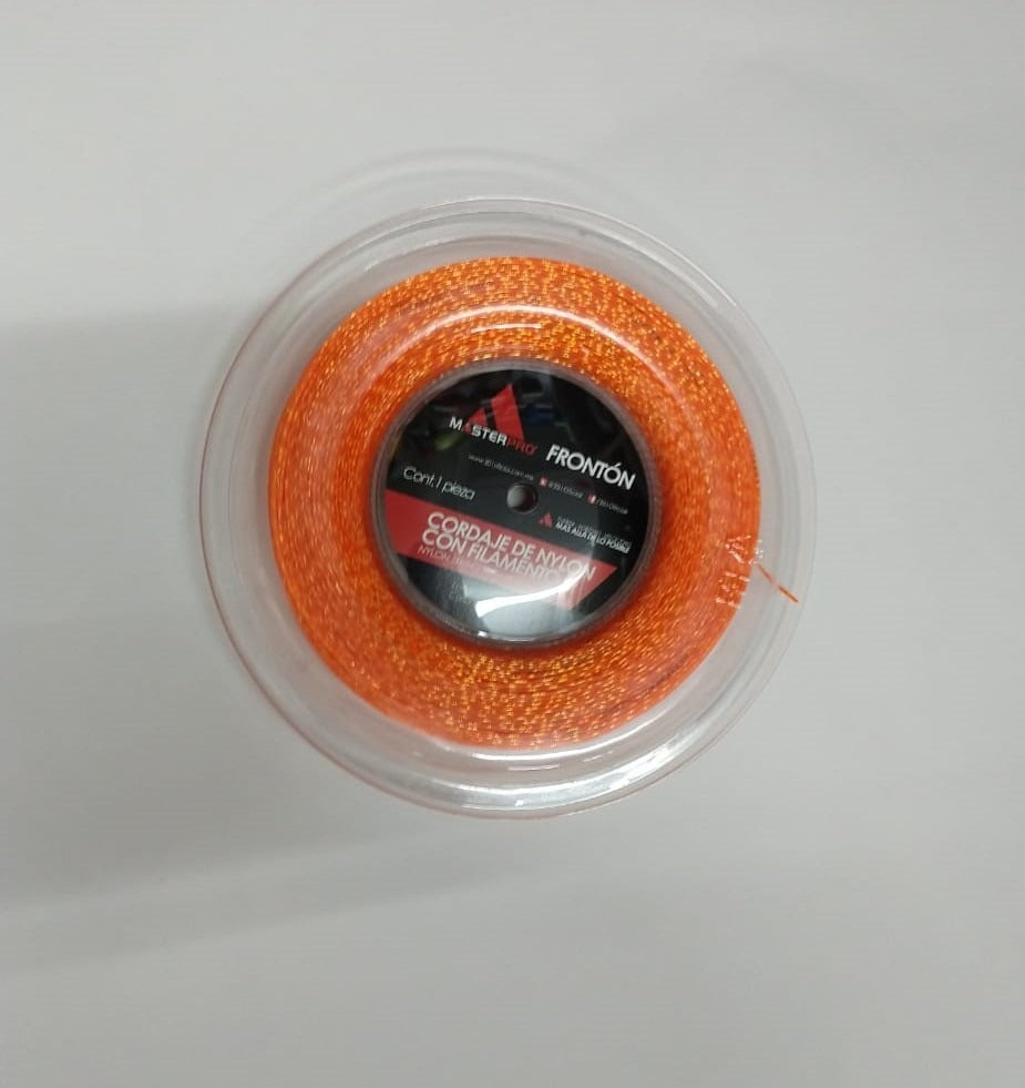 Cuerda Para Raqueta Sintetica Master Pro Naranja 200mts