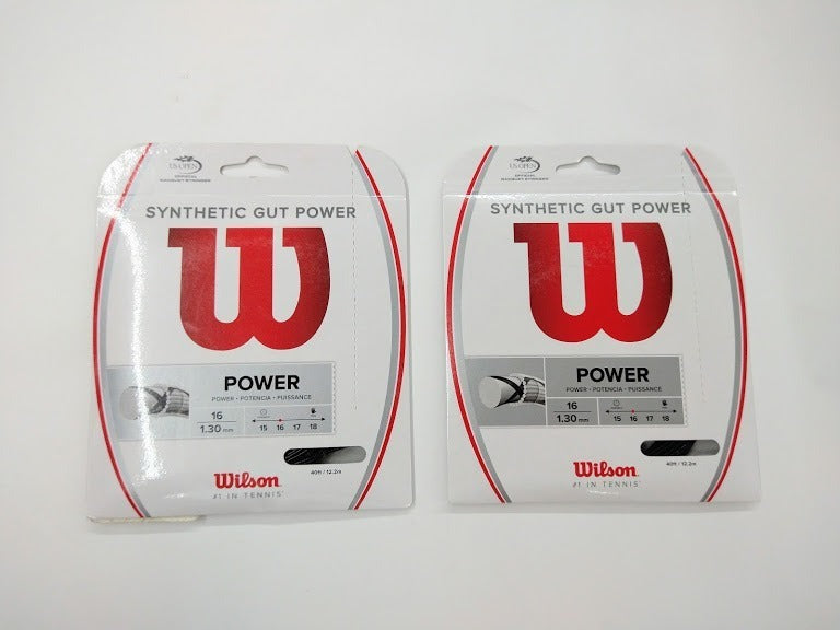 2 Pack De Cuerda Gut Power 16 Wilson Color Negro