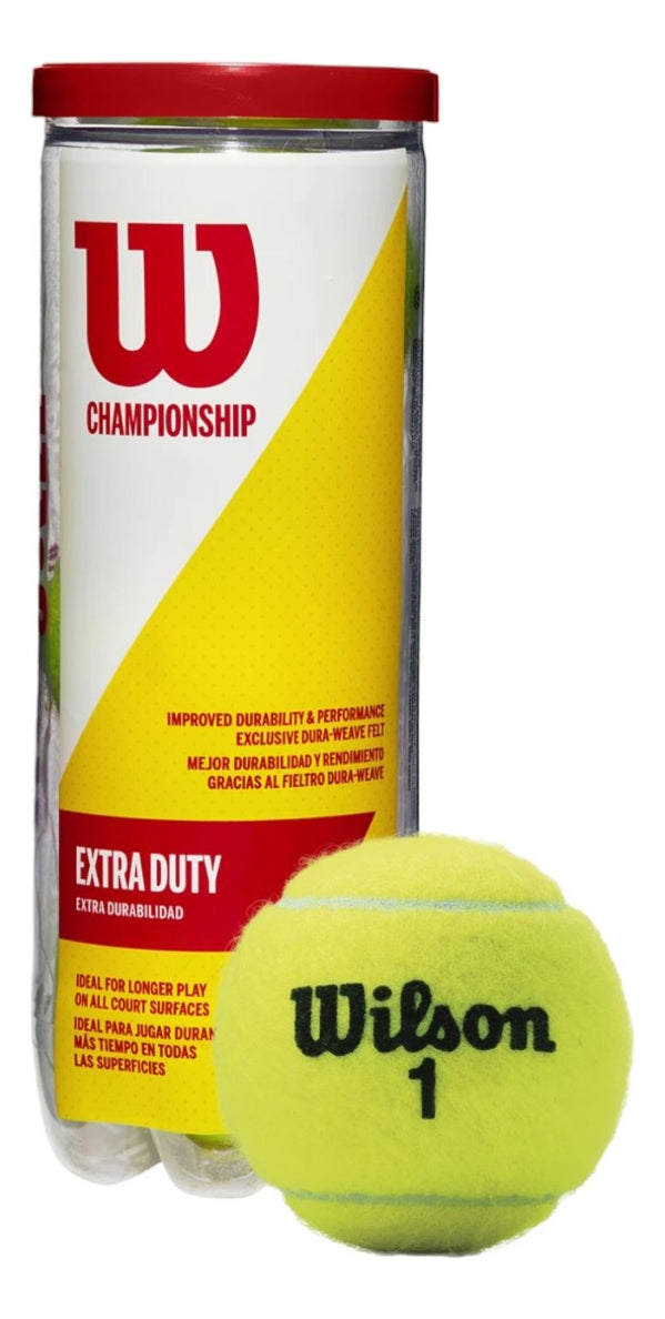 Pelota De Tenis Wilson Championship Nivel Del Mar C/3