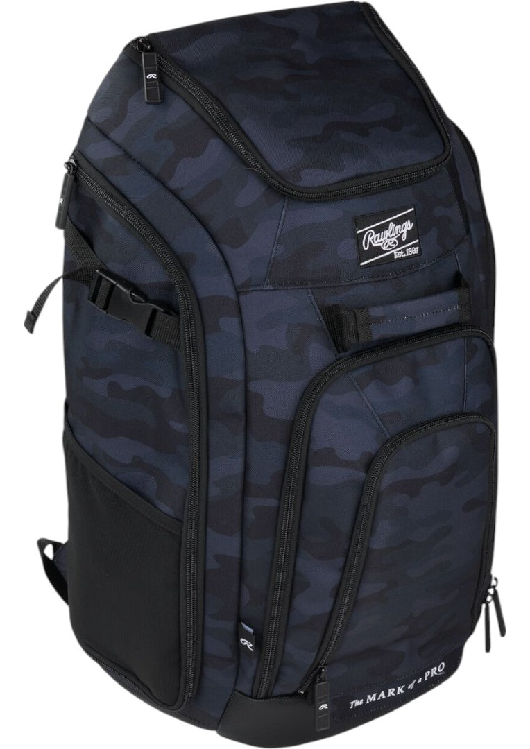 Backpack De Béisbol Rawlings Legion 2 Players Black Camo