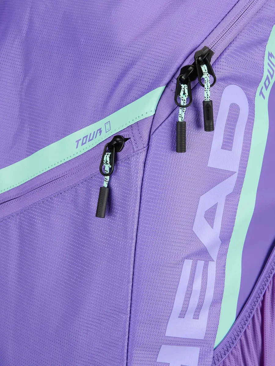 Backpack Mochila Head Tour 25l Purple Para Tenis Pádel