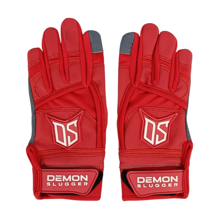 Guantes De Bateo Para Niño Demon Slugger Rojo Beisbol Yl
