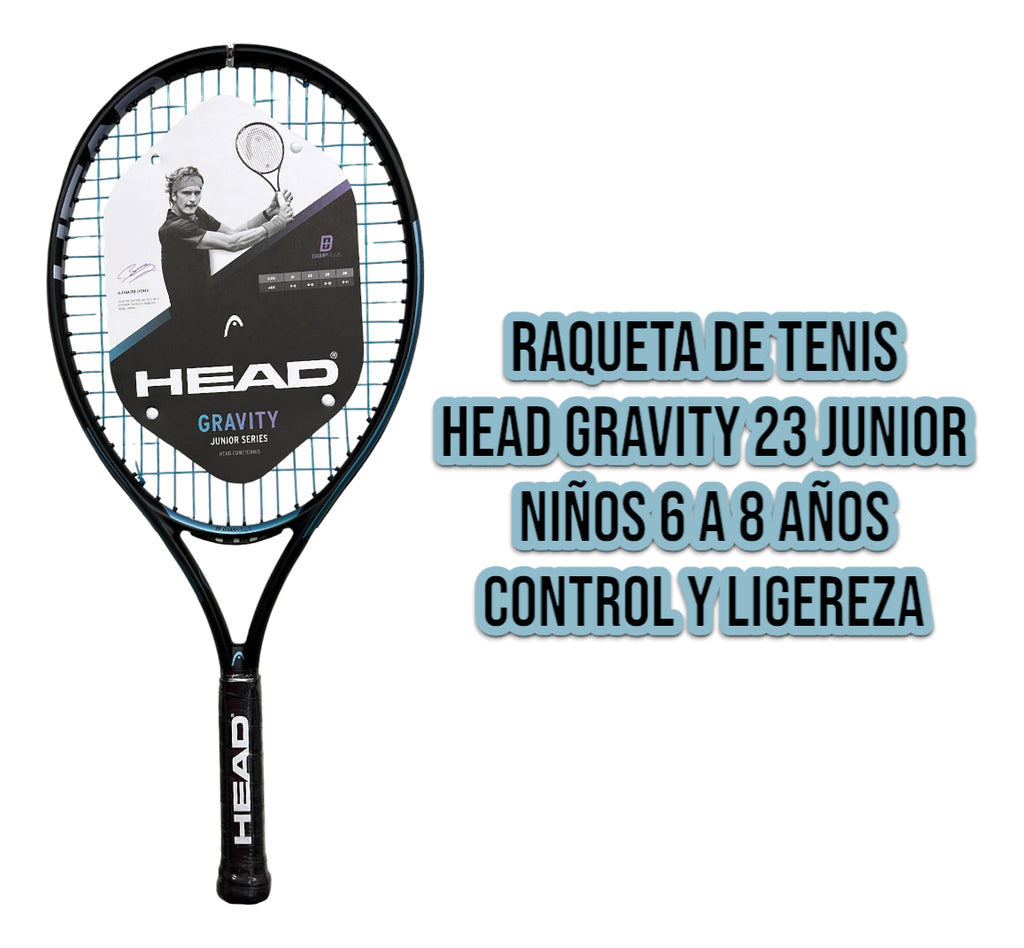 Raqueta De Tenis Head Gravity 23 Junior Niños 6 A 8 Años