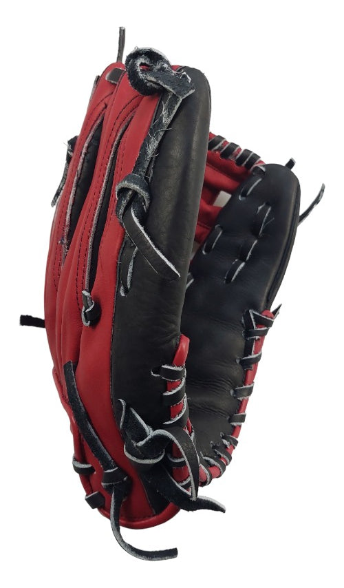 Guante De Beisbol Radach Rookie Zurdo 13in Rojo/ngo Caja H