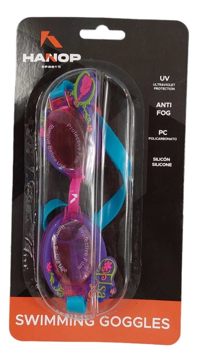 Goggle De Natación Hanop G323 Junior Morado