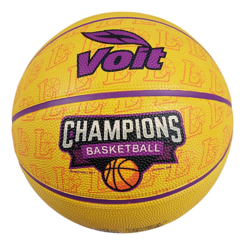 Balón Basquetbol #7 Voit Champions La Bs-100 Color Amarillo