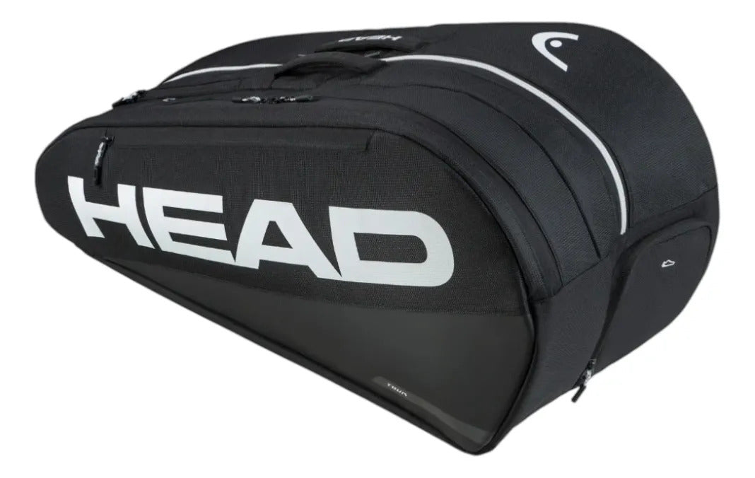 Raquetero Head Tour Bolsa De Tenis L Negro Para 9 Raq Cct+